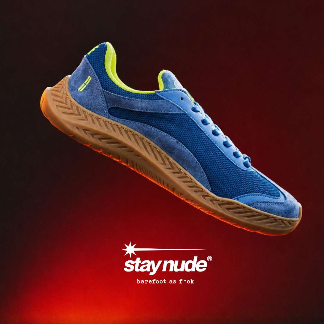 Barefoot Sneaker Blue Fluoro Fighters