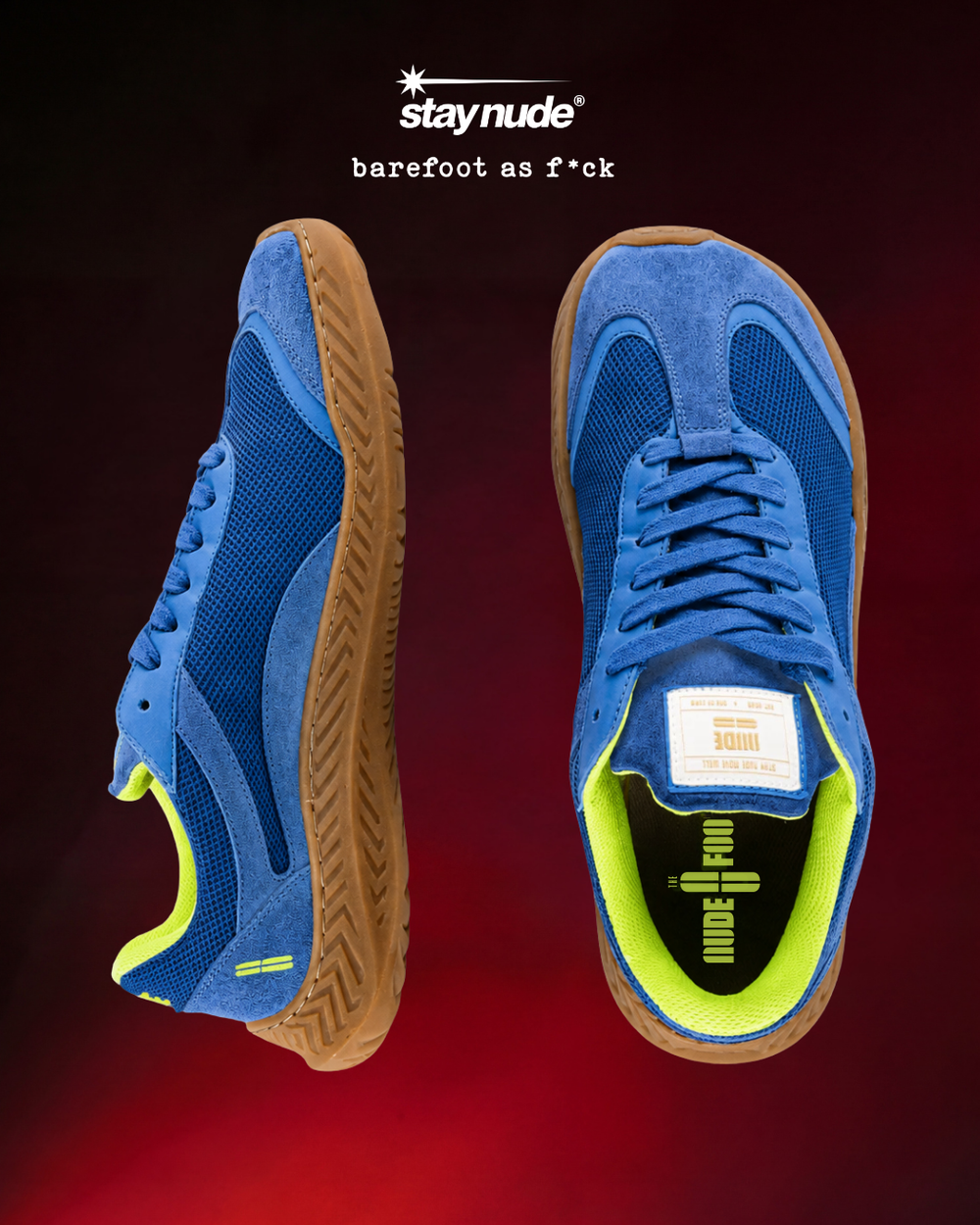 Barefoot Sneaker Blue Fluoro Fighters