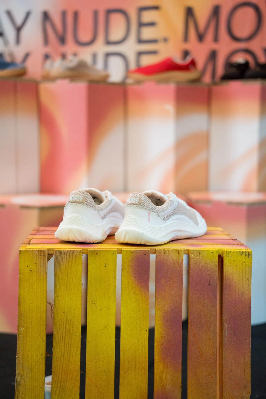 Pair of The Nude Foot Barefoot Sneakers Pure White - wide toe box design for CrossFit training