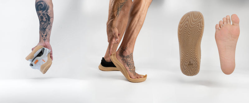 Wide toe box zapatillas barefoot The Nude Foot - caja de dedos ancha para entrenamiento