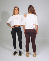 Camiseta corta oversize 100% algodón