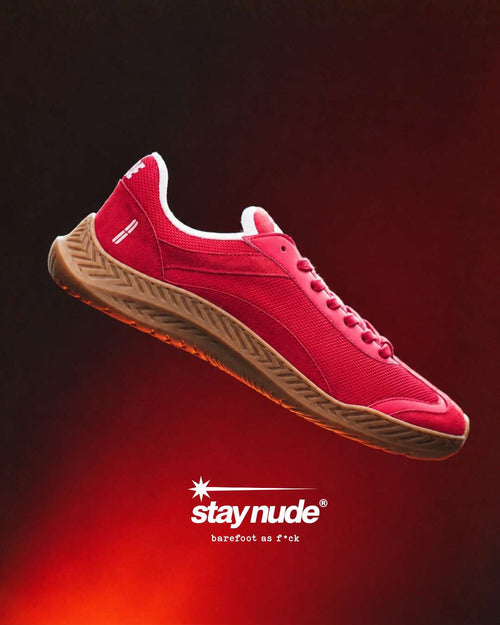 barefoot shoe red hot chili peperoni