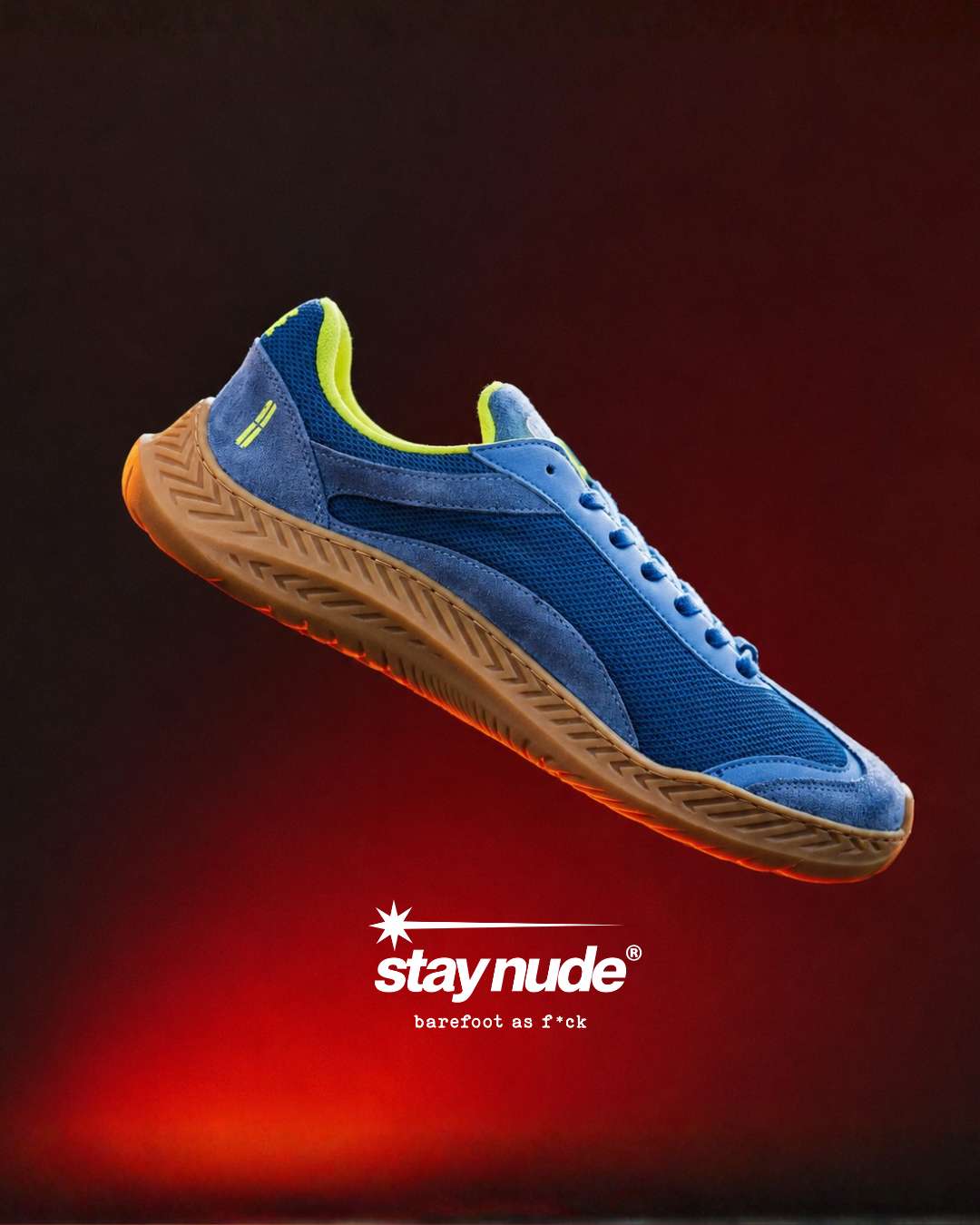 Barefoot Sneaker Blue Fluoro Fighters