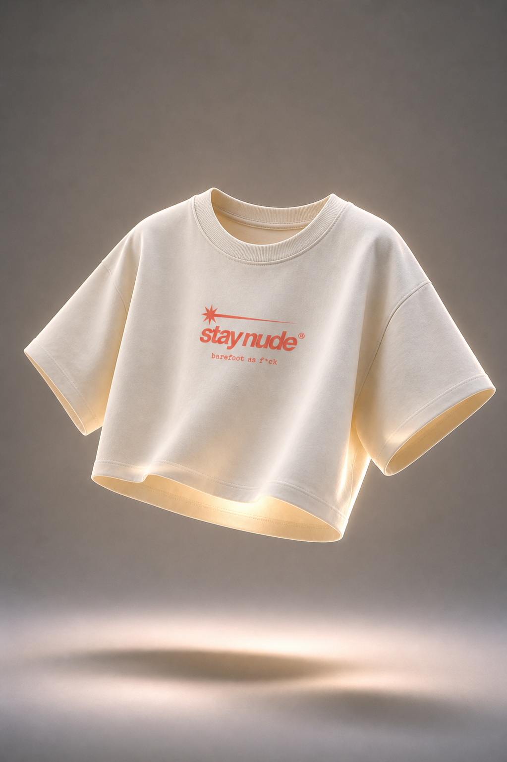 Oversize Crop Tee 100% cotton
