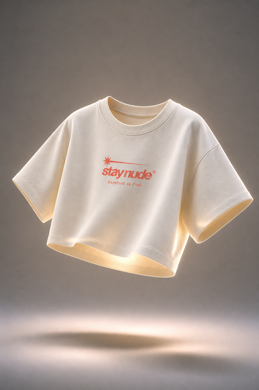 Oversize Crop Tee 100% cotton