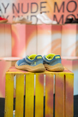 Barefoot Sneaker Blue Fluoro Fighters
