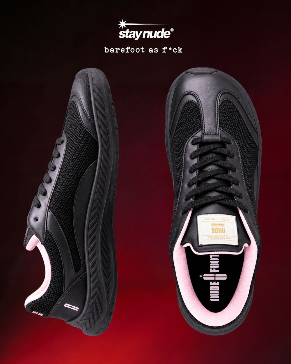 Barefoot Sneaker Total Black